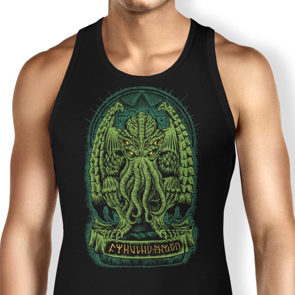 The Sleeper of R'lyeh Tank Top - Adult & Kids T-Shirts, Sweatshirts & Hoodies apparel design preview 1