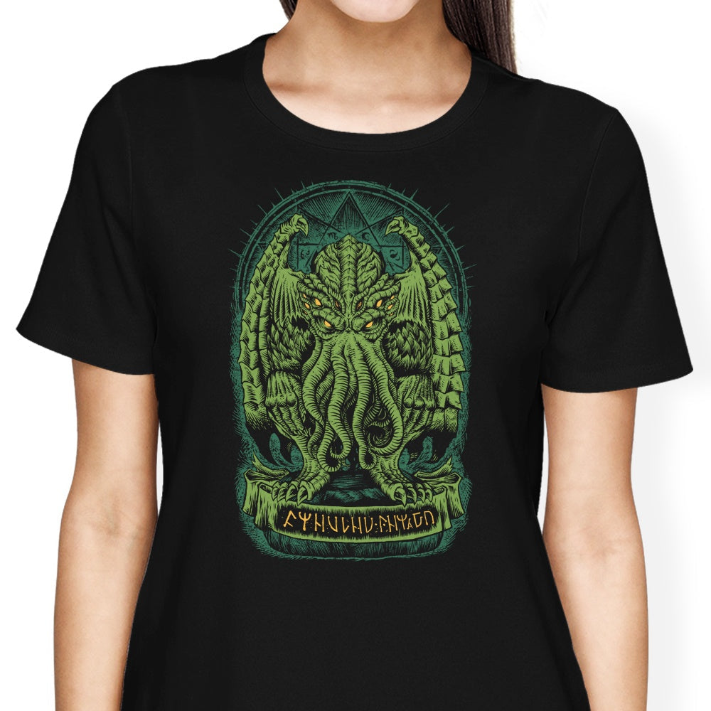 The Sleeper of R'lyeh Women's Apparel - Adult & Kids T-Shirts, Sweatshirts & Hoodies apparel design preview 2