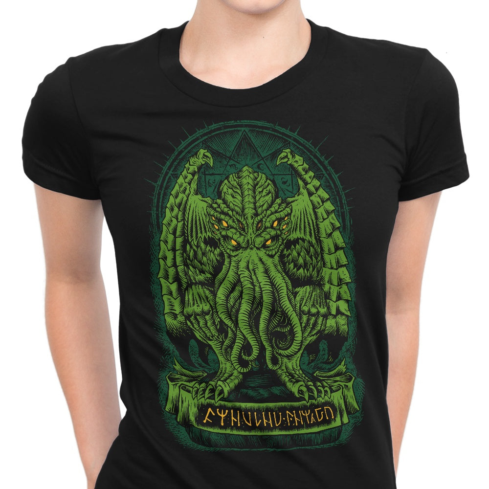 The Sleeper of R'lyeh Women's Apparel - Adult & Kids T-Shirts, Sweatshirts & Hoodies apparel design preview 1