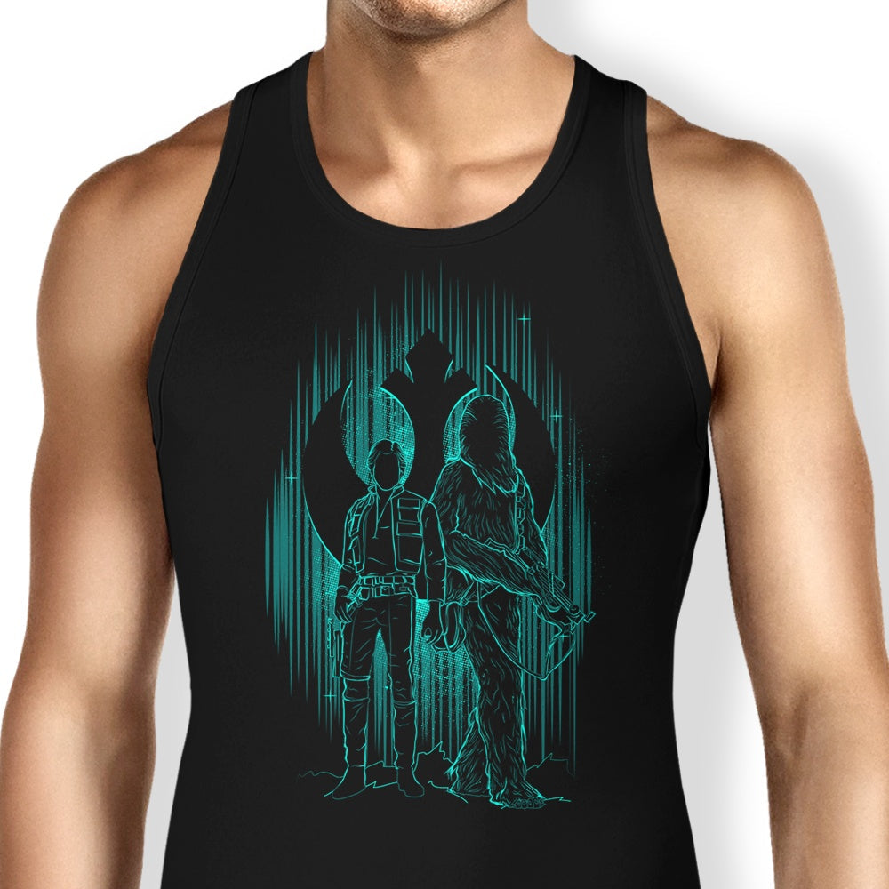 The Smuggler's Shadow Tank Top - Adult & Kids T-Shirts, Sweatshirts & Hoodies apparel design preview 1