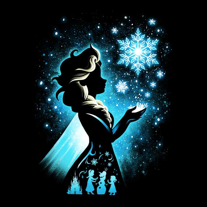 The Snow Queen Women's Apparel - Adult & Kids T-Shirts, Sweatshirts & Hoodies apparel design preview 2
