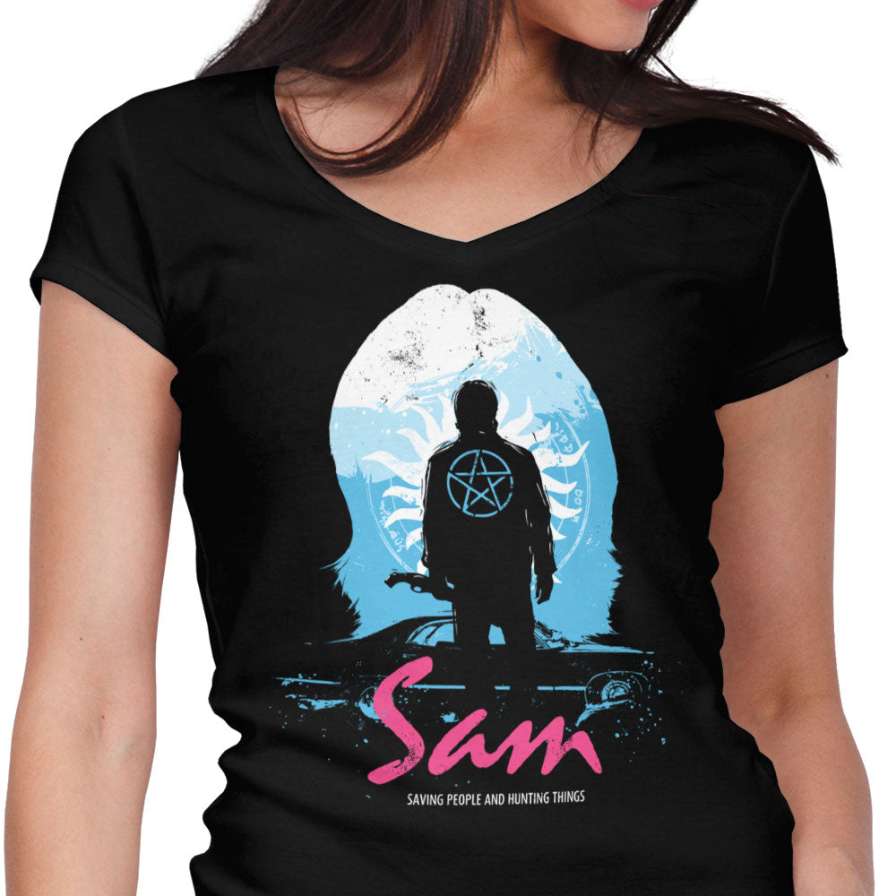 The Song Remains Women's V-Neck - Adult & Kids T-Shirts, Sweatshirts & Hoodies apparel design preview 1