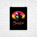 The Space Hunter Poster - Adult & Kids T-Shirts, Sweatshirts & Hoodies apparel design preview 1