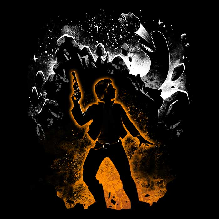The Space Smuggler Youth Apparel - Adult & Kids T-Shirts, Sweatshirts & Hoodies apparel design preview 2
