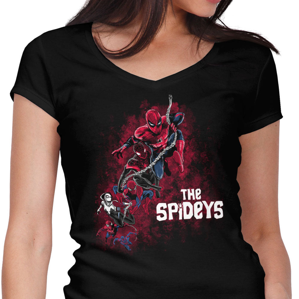 The Spideys Women's V-Neck - Adult & Kids T-Shirts, Sweatshirts & Hoodies apparel design preview 1