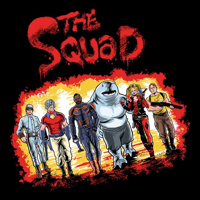 The Squad 3/4 Sleeve Raglan - Adult & Kids T-Shirts, Sweatshirts & Hoodies apparel design preview 2