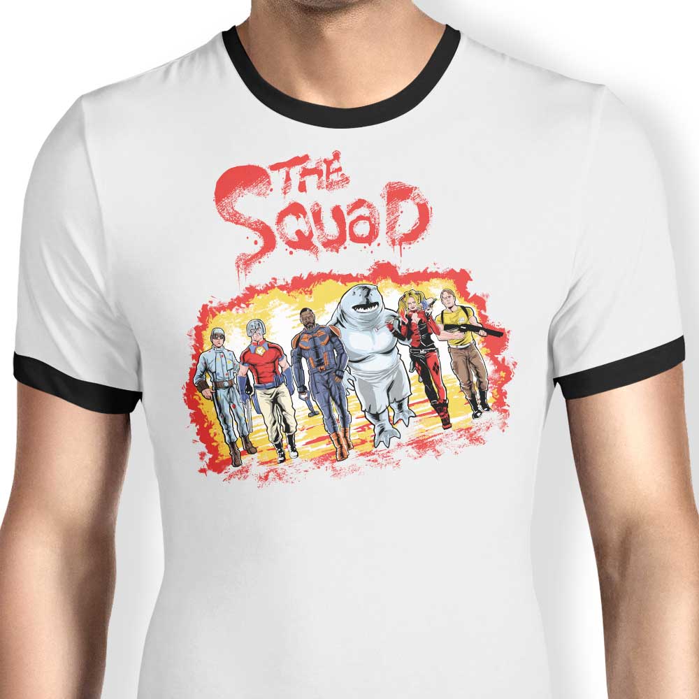 The Squad Ringer - Adult & Kids T-Shirts, Sweatshirts & Hoodies apparel design preview 1