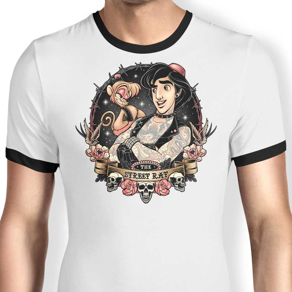 The Street Rat Ringer - Adult & Kids T-Shirts, Sweatshirts & Hoodies apparel design preview 1