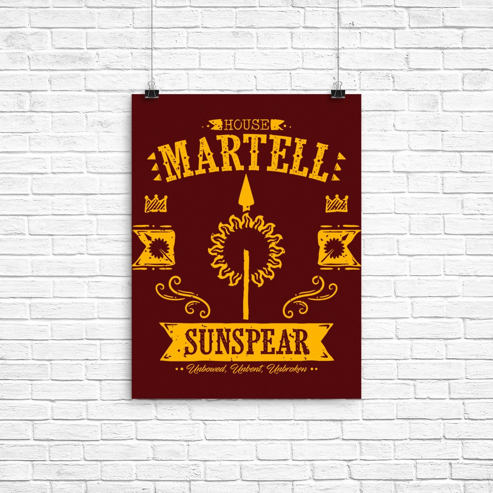 The Sunspear Poster - Adult & Kids T-Shirts, Sweatshirts & Hoodies apparel design preview 1