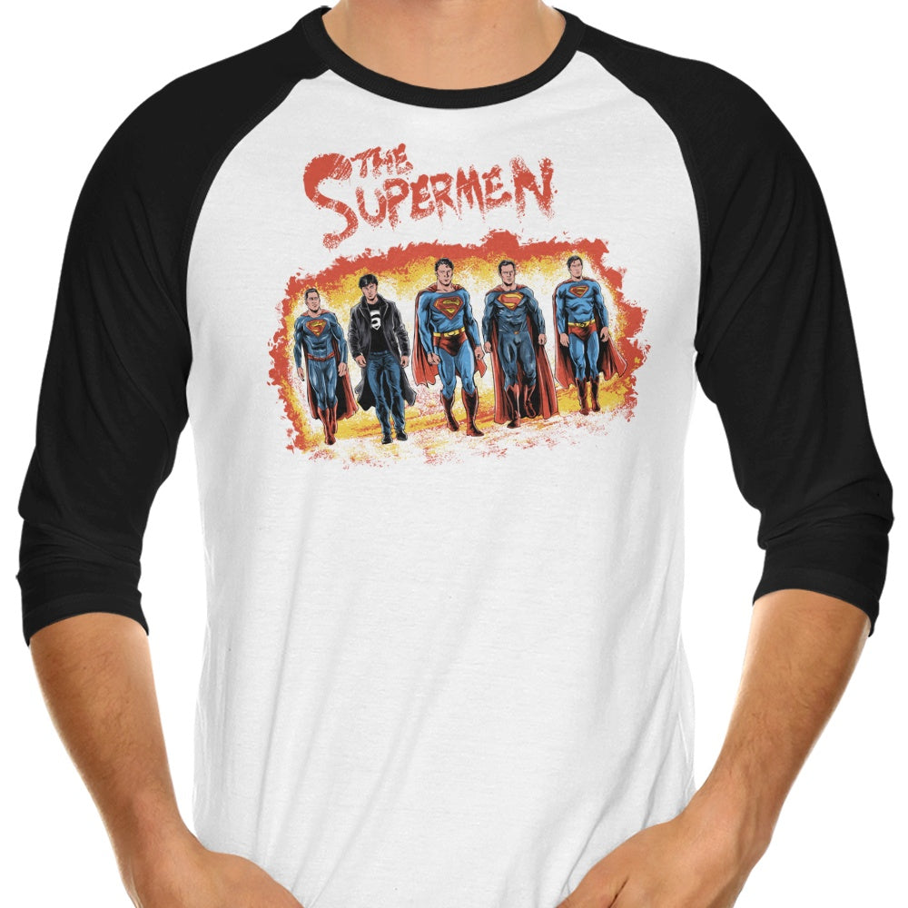 The Supers 3/4 Sleeve Raglan - Adult & Kids T-Shirts, Sweatshirts & Hoodies apparel design preview 1