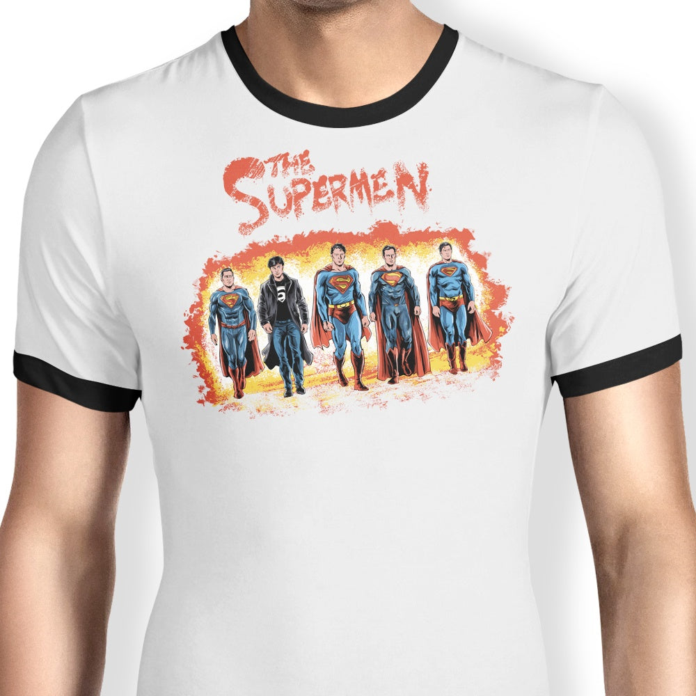 The Supers Ringer - Adult & Kids T-Shirts, Sweatshirts & Hoodies apparel design preview 1