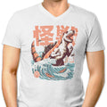 The Sushizilla Men's V-Neck - Adult & Kids T-Shirts, Sweatshirts & Hoodies apparel design preview 1