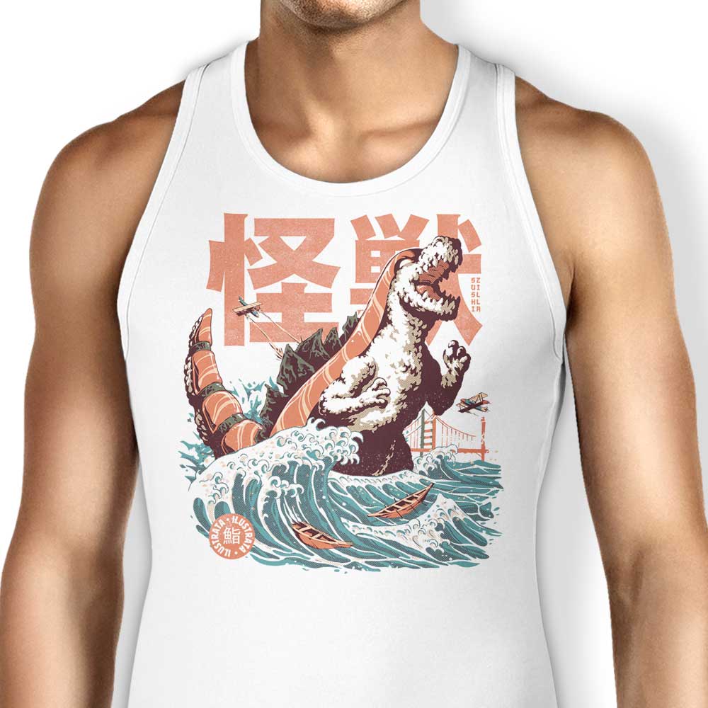 The Sushizilla Tank Top - Adult & Kids T-Shirts, Sweatshirts & Hoodies apparel design preview 1