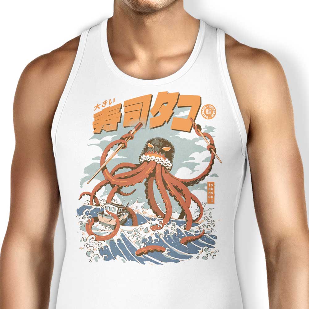 The Tako Sushi Tank Top - Adult & Kids T-Shirts, Sweatshirts & Hoodies apparel design preview 1