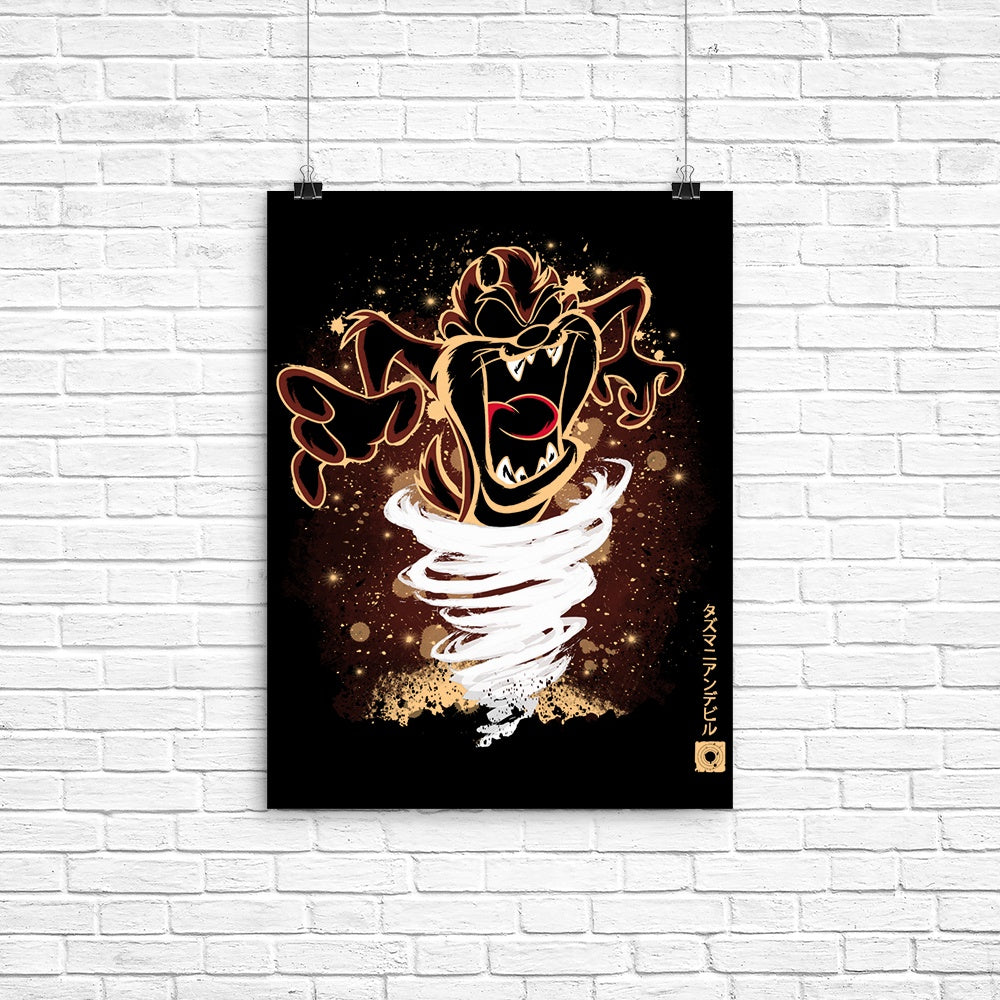 The Taz Poster - Adult & Kids T-Shirts, Sweatshirts & Hoodies apparel design preview 1