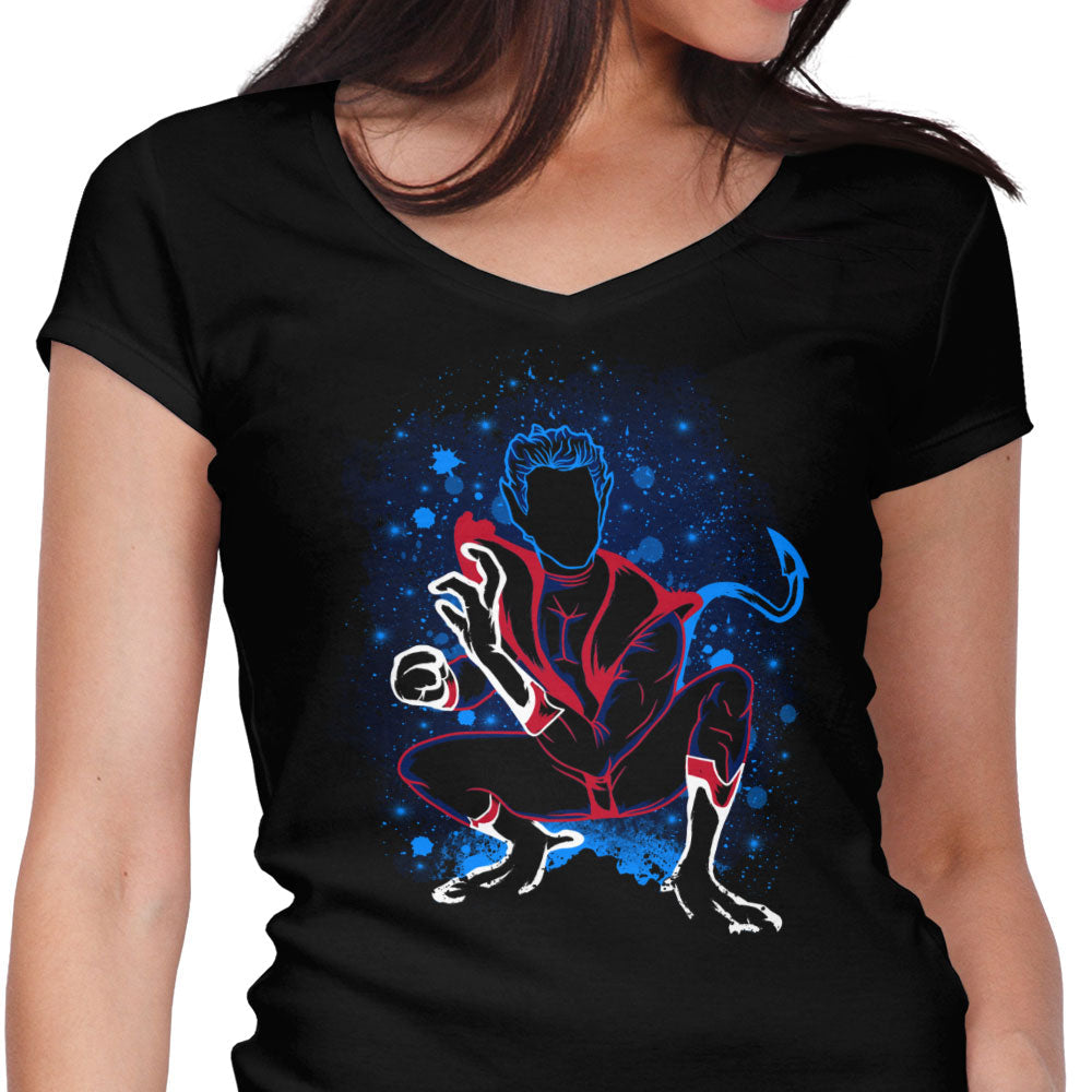 The Teleportation Women's V-Neck - Adult & Kids T-Shirts, Sweatshirts & Hoodies apparel design preview 1