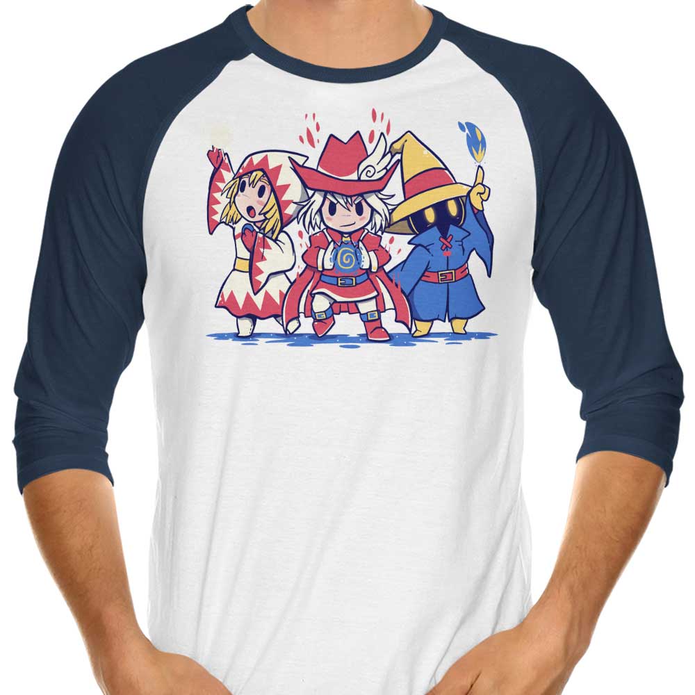The Three Mages 3/4 Sleeve Raglan - Adult & Kids T-Shirts, Sweatshirts & Hoodies apparel design preview 1