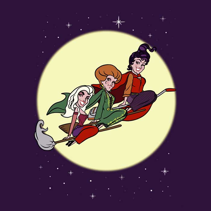 The Three Witches Men's Apparel - Adult & Kids T-Shirts, Sweatshirts & Hoodies apparel design preview 2