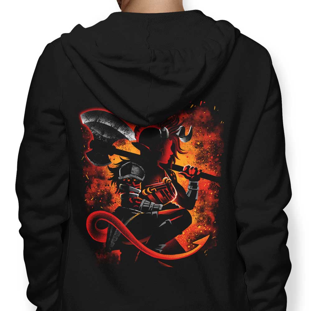 The Tiefling Warrior - Adult & Kids T-Shirts, Sweatshirts & Hoodies apparel design preview 1