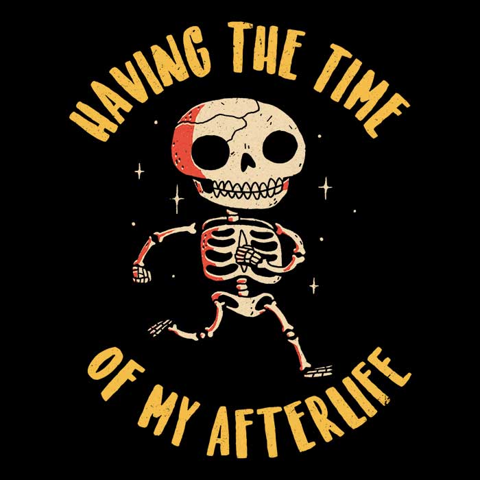 The Time of My Afterlife Tank Top - Adult & Kids T-Shirts, Sweatshirts & Hoodies apparel design preview 2