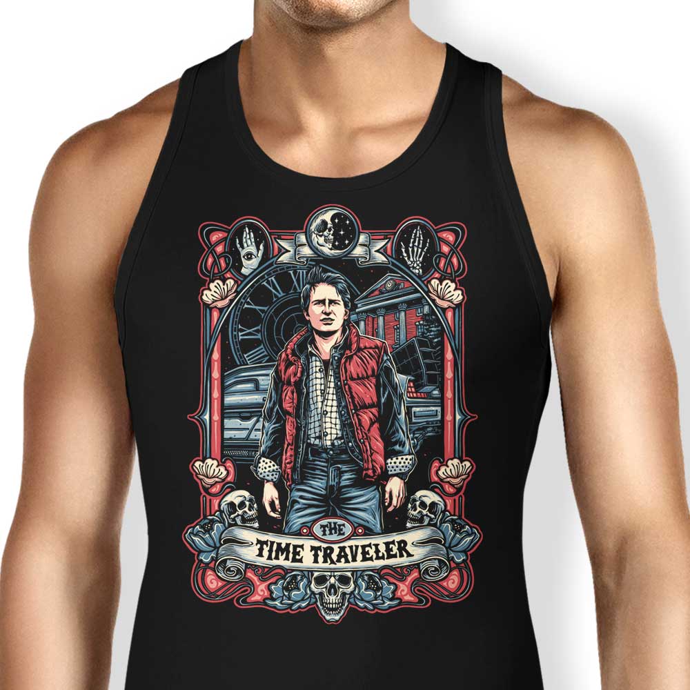 The Time Traveler Tank Top - Adult & Kids T-Shirts, Sweatshirts & Hoodies apparel design preview 1