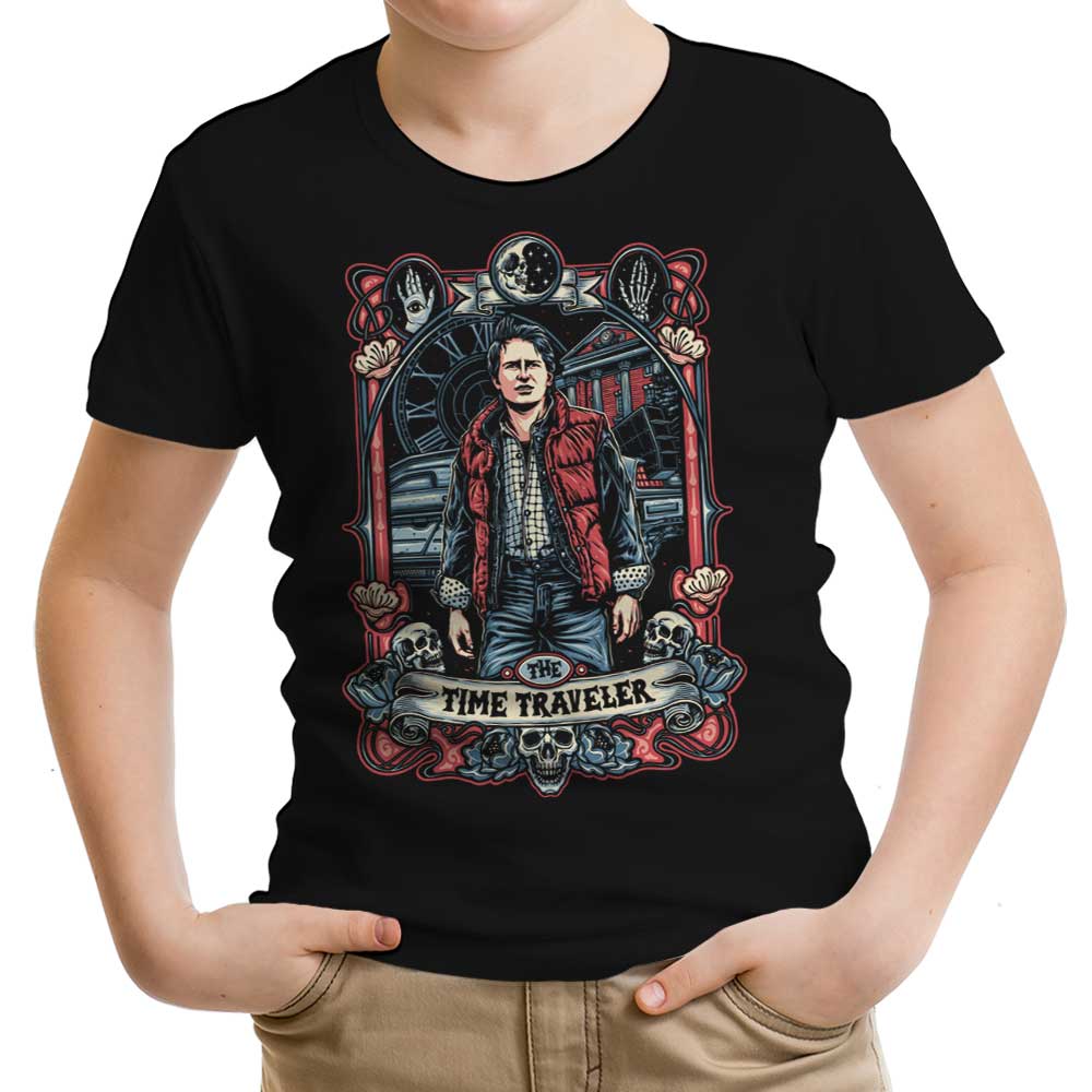 The Time Traveler Youth Apparel - Adult & Kids T-Shirts, Sweatshirts & Hoodies apparel design preview 1