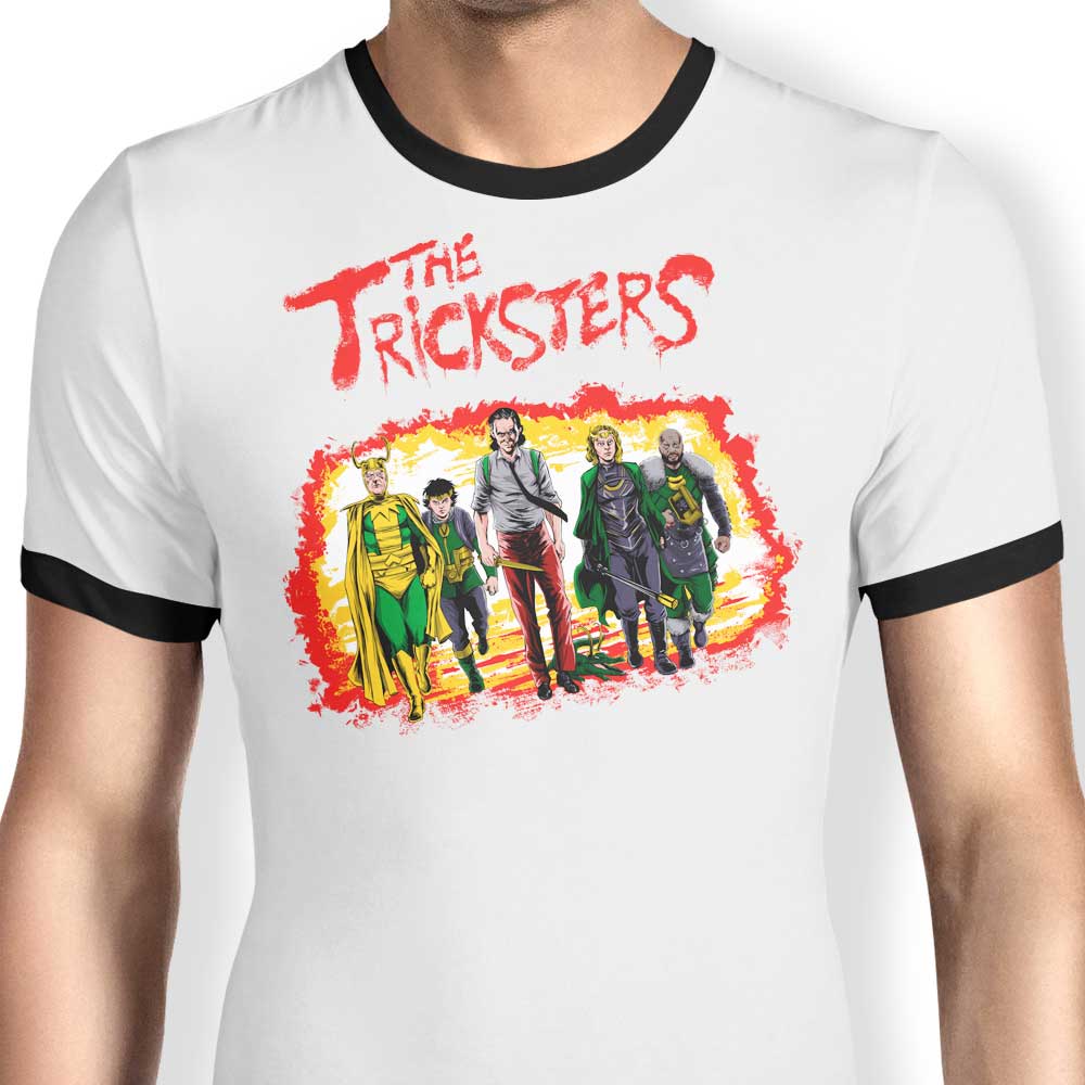 The Tricksters Ringer - Adult & Kids T-Shirts, Sweatshirts & Hoodies apparel design preview 1