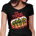 The Turtles Women's V-Neck - Adult & Kids T-Shirts, Sweatshirts & Hoodies apparel design preview 1