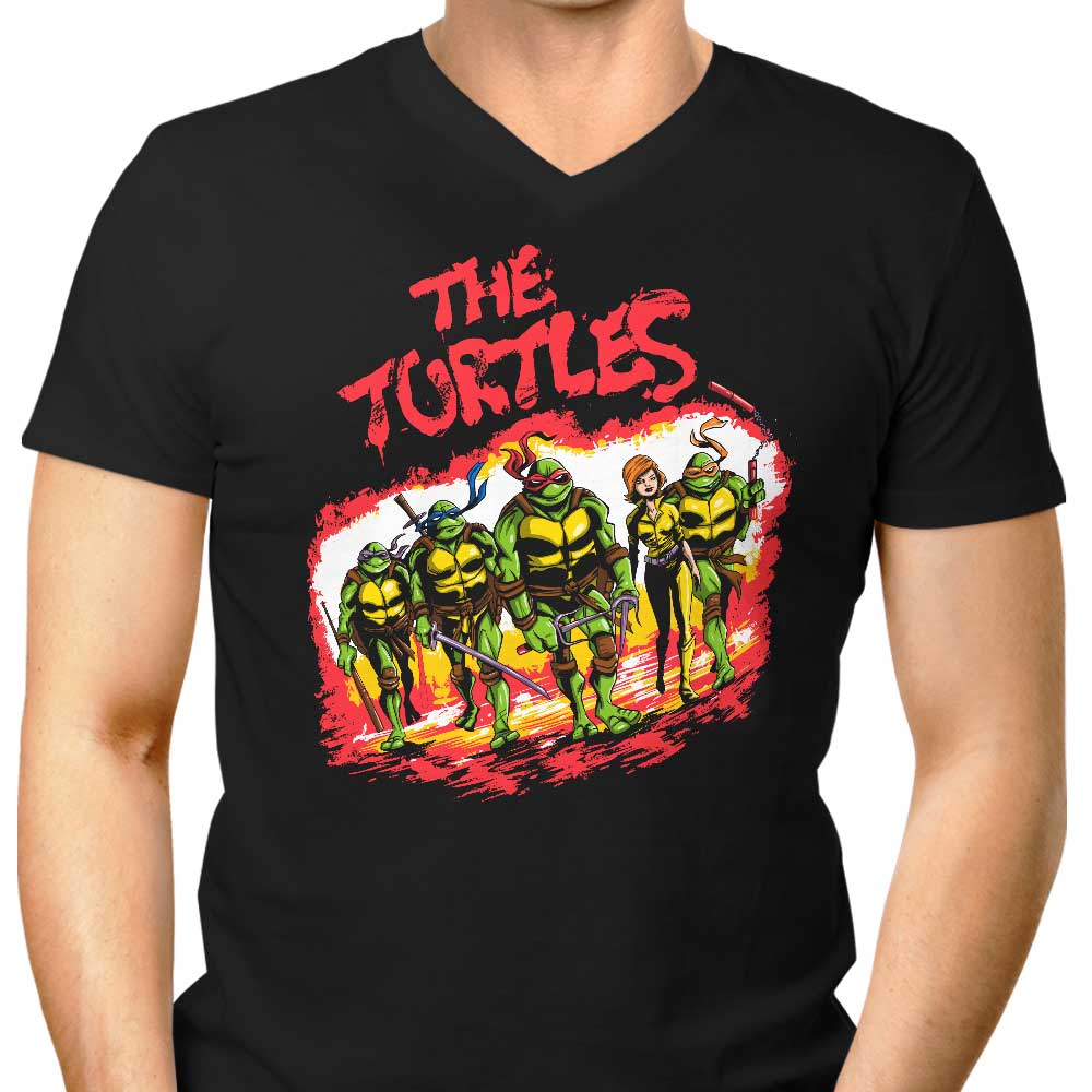 The Turtles Men's V-Neck - Adult & Kids T-Shirts, Sweatshirts & Hoodies apparel design preview 1