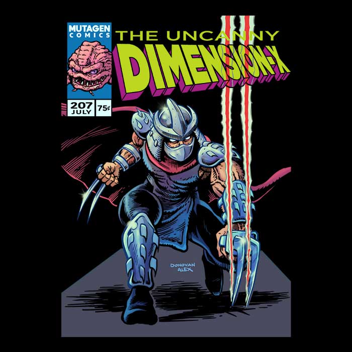 The Uncanny Dimension X Women's V-Neck - Adult & Kids T-Shirts, Sweatshirts & Hoodies apparel design preview 2