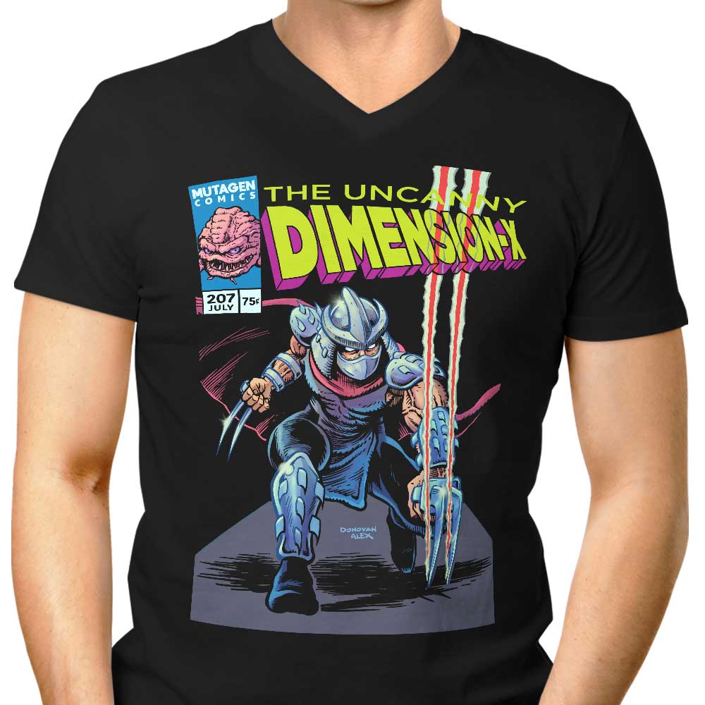 The Uncanny Dimension X Men's V-Neck - Adult & Kids T-Shirts, Sweatshirts & Hoodies apparel design preview 1