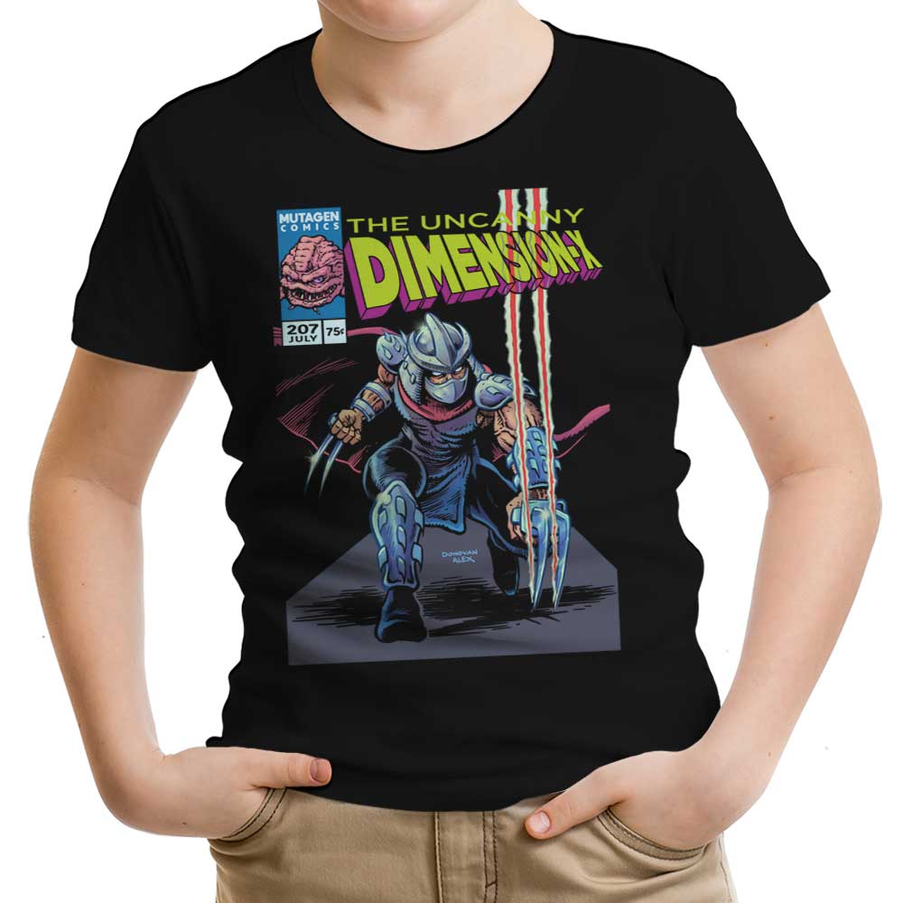 The Uncanny Dimension X Youth Apparel - Adult & Kids T-Shirts, Sweatshirts & Hoodies apparel design preview 1