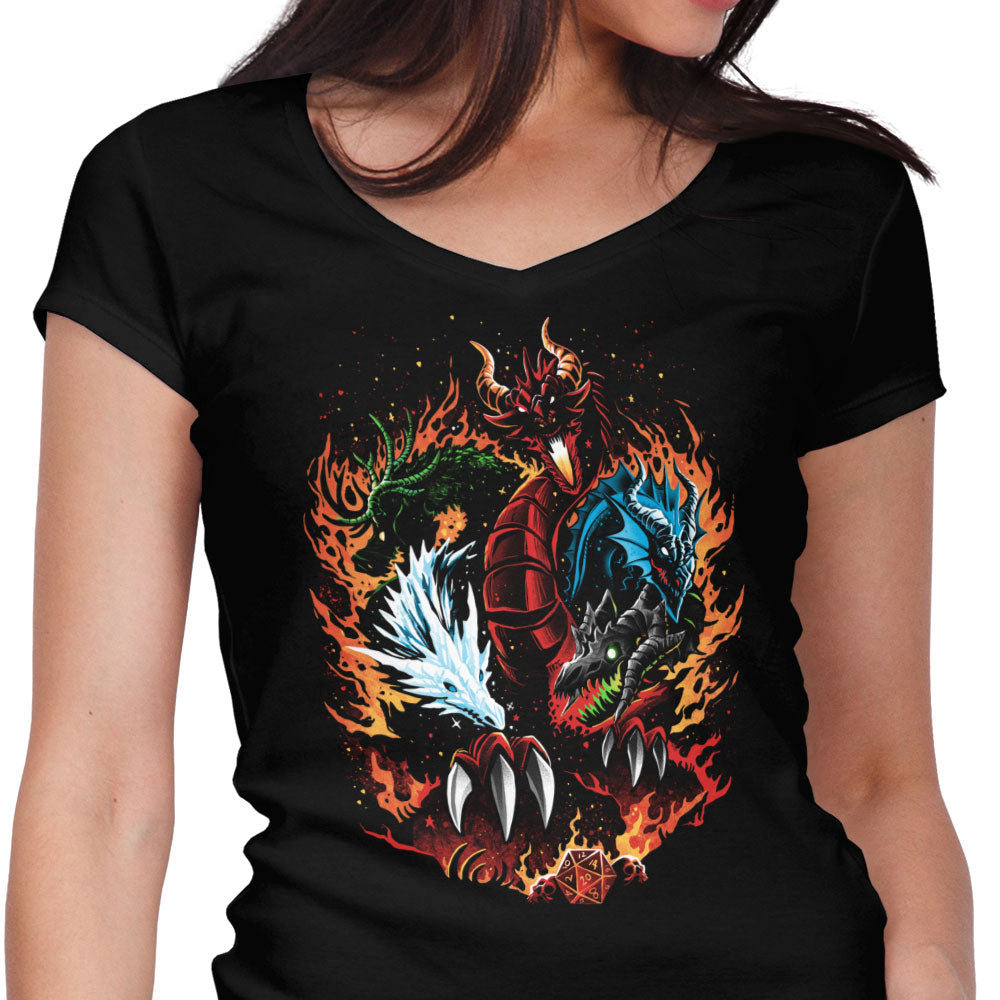 The Undying Queen Women's V-Neck - Adult & Kids T-Shirts, Sweatshirts & Hoodies apparel design preview 1