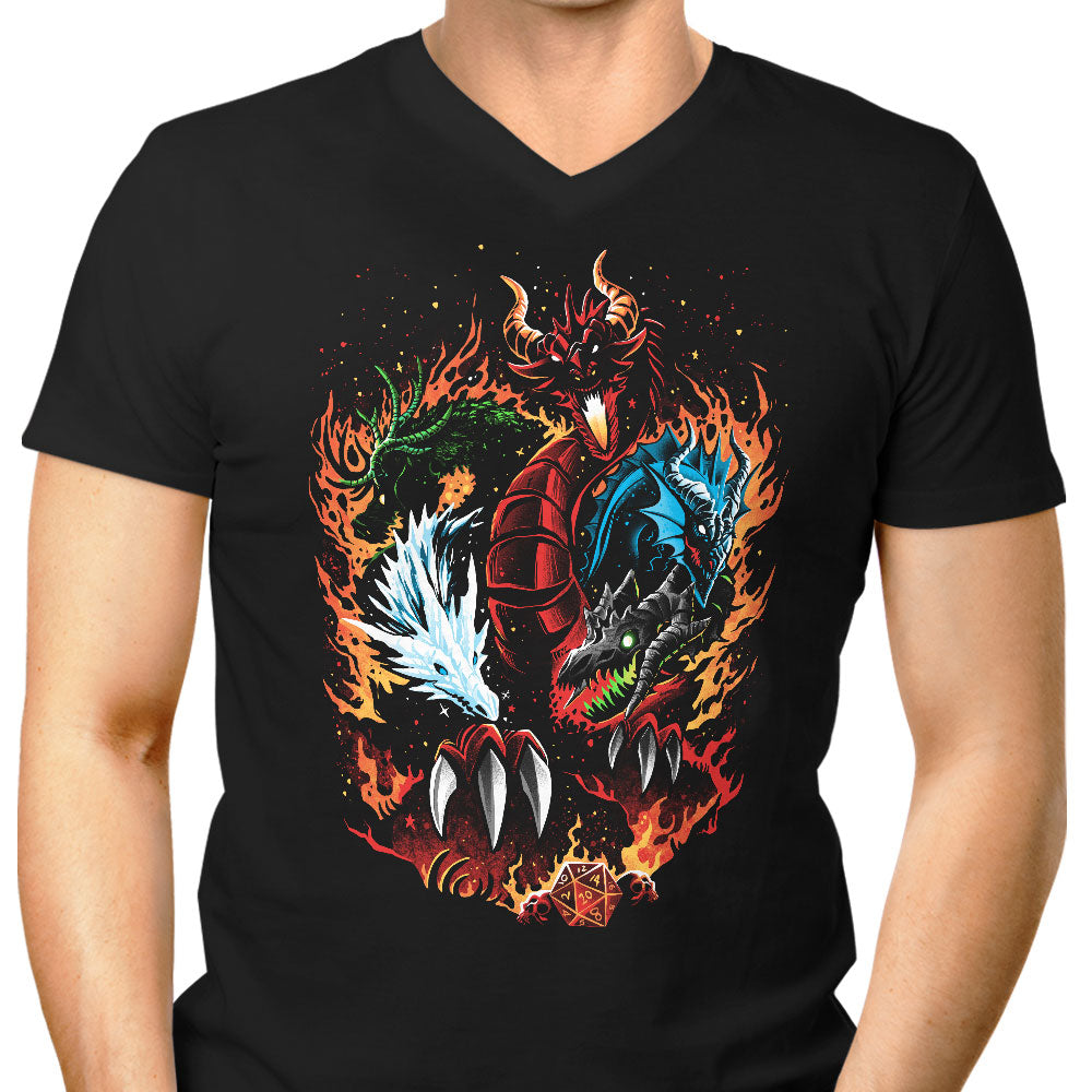The Undying Queen Men's V-Neck - Adult & Kids T-Shirts, Sweatshirts & Hoodies apparel design preview 1