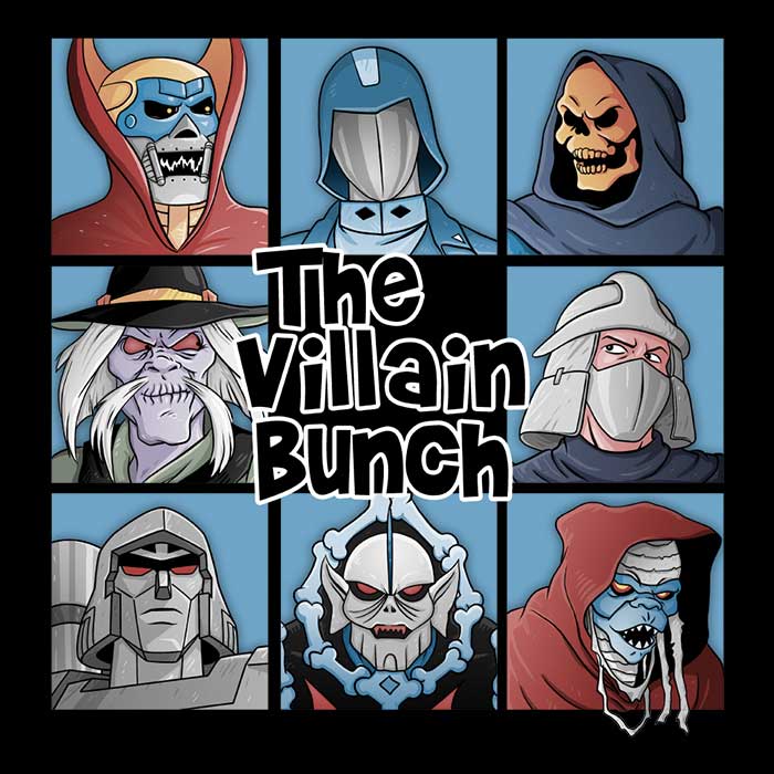 The Villain Bunch Youth Apparel - Adult & Kids T-Shirts, Sweatshirts & Hoodies apparel design preview 2