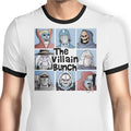 The Villain Bunch Ringer - Adult & Kids T-Shirts, Sweatshirts & Hoodies apparel design preview 1