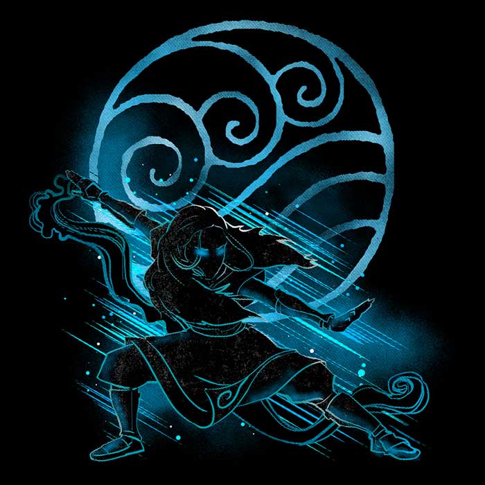 The Water Bender Youth Apparel - Adult & Kids T-Shirts, Sweatshirts & Hoodies apparel design preview 2