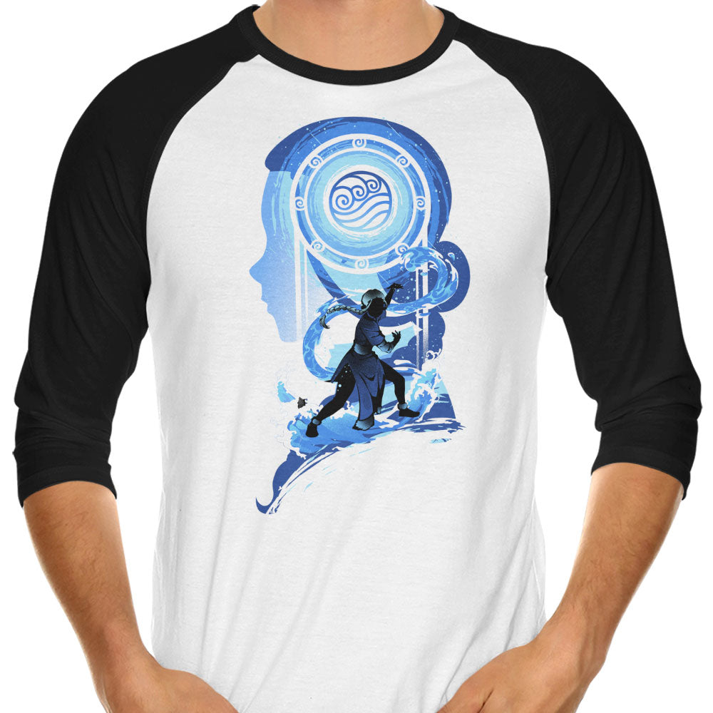 The Water Healer 3/4 Sleeve Raglan - Adult & Kids T-Shirts, Sweatshirts & Hoodies apparel design preview 1