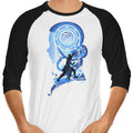 The Water Healer 3/4 Sleeve Raglan - Adult & Kids T-Shirts, Sweatshirts & Hoodies apparel design preview 1