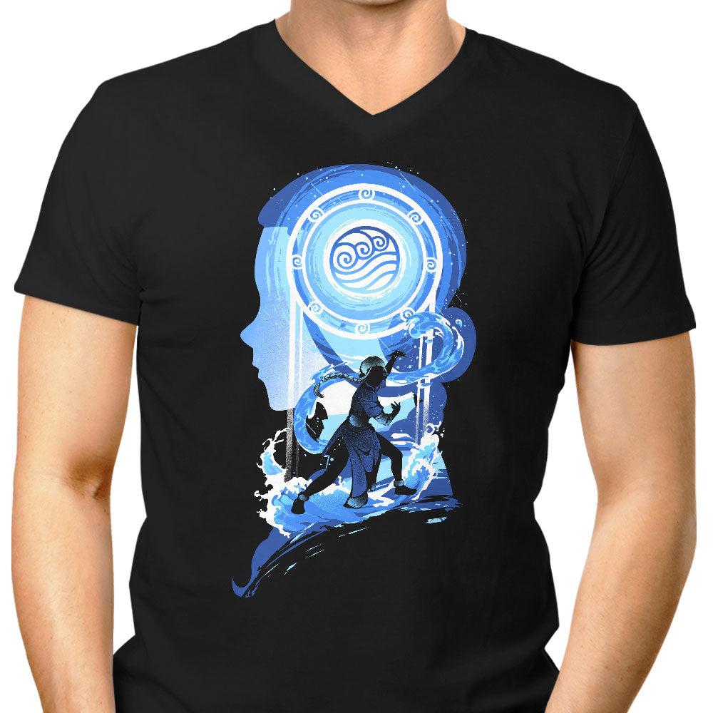 The Water Healer Men's V-Neck - Adult & Kids T-Shirts, Sweatshirts & Hoodies apparel design preview 1
