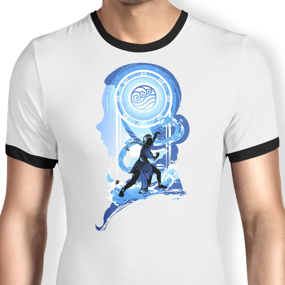 The Water Healer Ringer - Adult & Kids T-Shirts, Sweatshirts & Hoodies apparel design preview 1