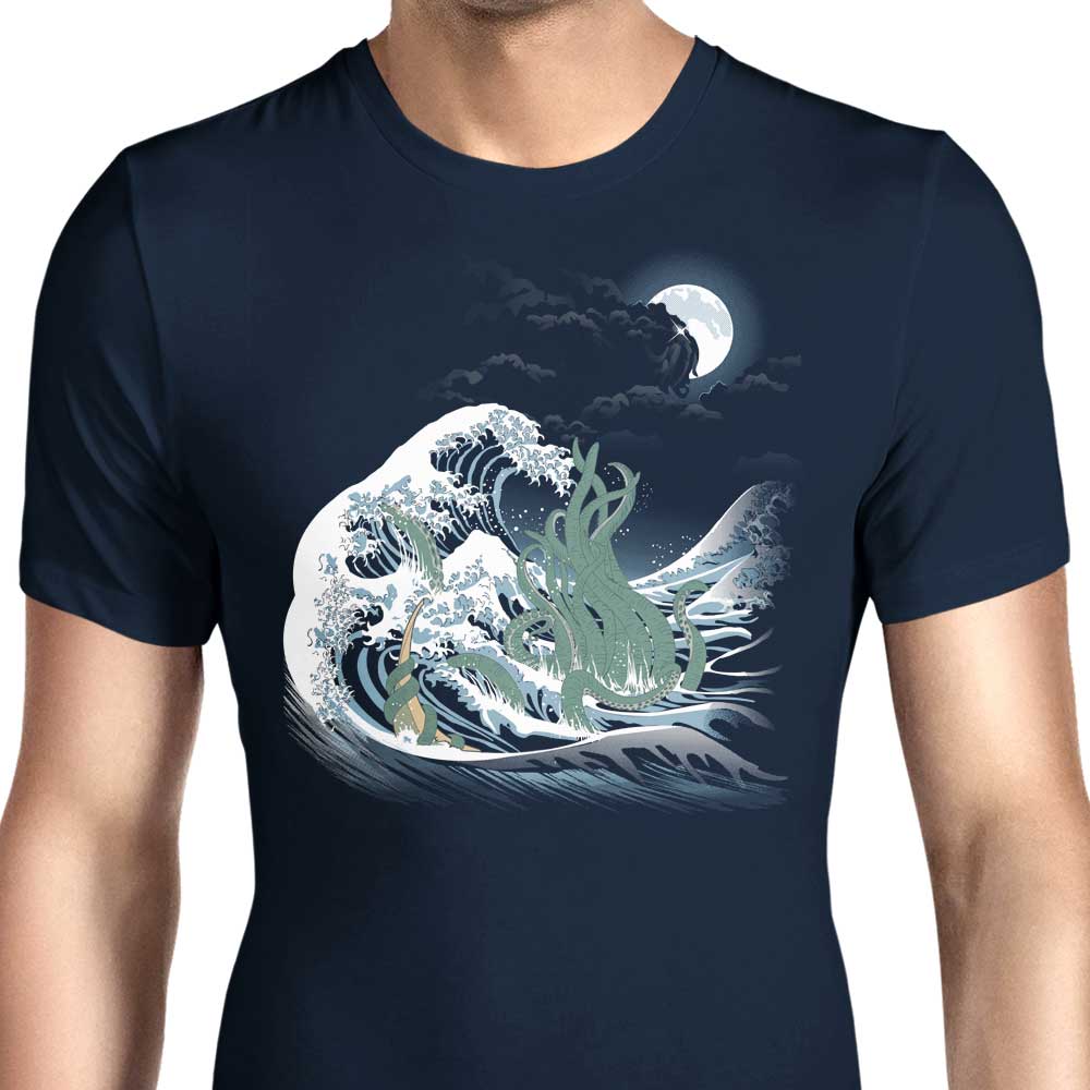 The Wave of R'lyeh Men's Apparel - Adult & Kids T-Shirts, Sweatshirts & Hoodies apparel design preview 1