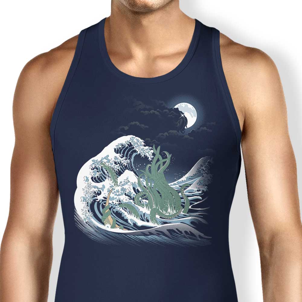 The Wave of R'lyeh Tank Top - Adult & Kids T-Shirts, Sweatshirts & Hoodies apparel design preview 1