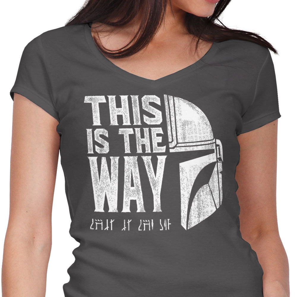 The Way Women's V-Neck - Adult & Kids T-Shirts, Sweatshirts & Hoodies apparel design preview 1