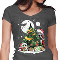 The Way of Christmas Women's V-Neck - Adult & Kids T-Shirts, Sweatshirts & Hoodies apparel design preview 1
