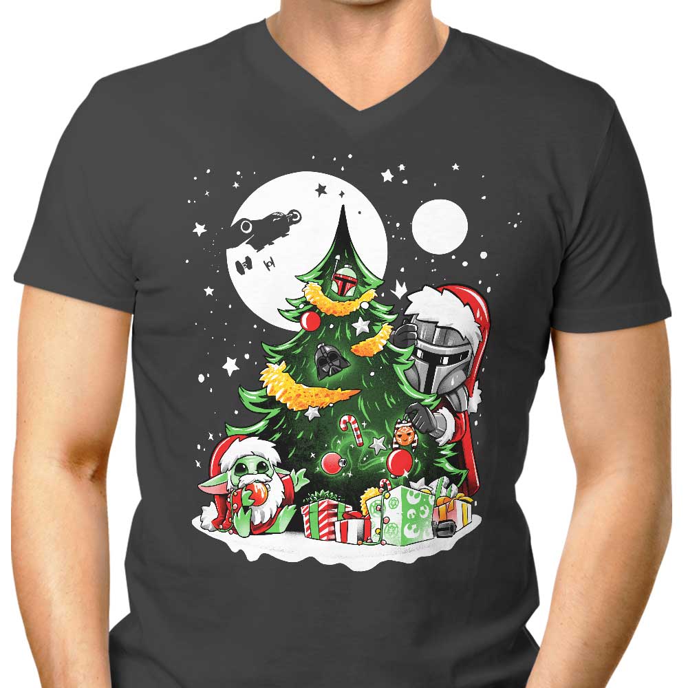 The Way of Christmas Men's V-Neck - Adult & Kids T-Shirts, Sweatshirts & Hoodies apparel design preview 1