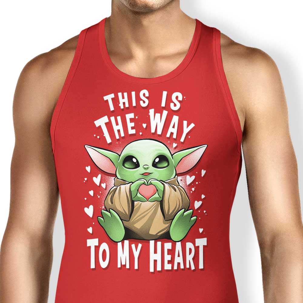 The Way to Heart Tank Top - Adult & Kids T-Shirts, Sweatshirts & Hoodies apparel design preview 1