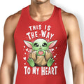 The Way to Heart Tank Top - Adult & Kids T-Shirts, Sweatshirts & Hoodies apparel design preview 1
