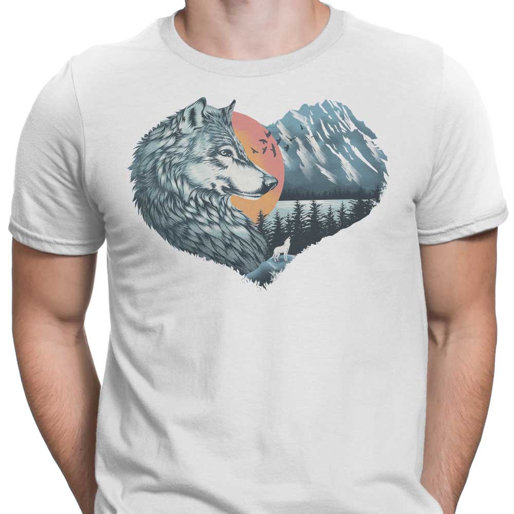 The Wild Heart Howls Men's Apparel - Adult & Kids T-Shirts, Sweatshirts & Hoodies apparel design preview 2