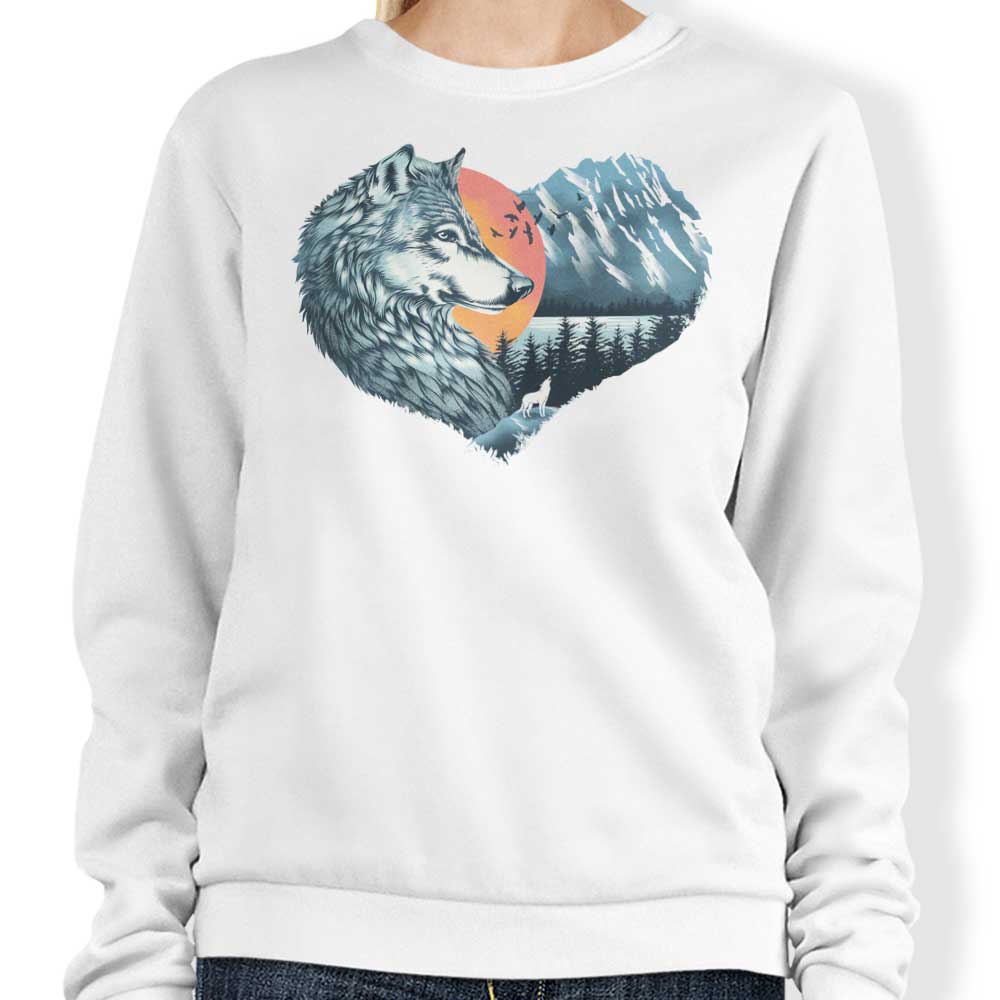 The Wild Heart Howls - Adult & Kids T-Shirts, Sweatshirts & Hoodies apparel design preview 1